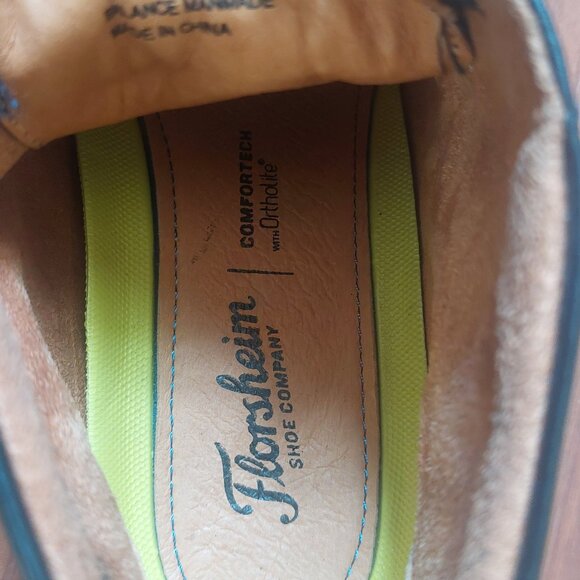 Florsheim Men’s Black Leather Ankle Boots – Comfortech with Ortholite – Size ? - Picture 3 of 6